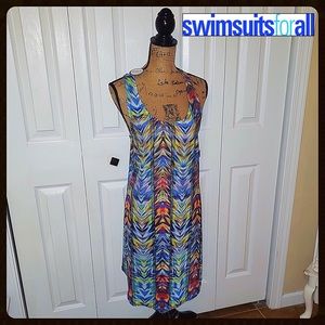 Swimsuit cover up / dress High Low Tunic NWT 18/20